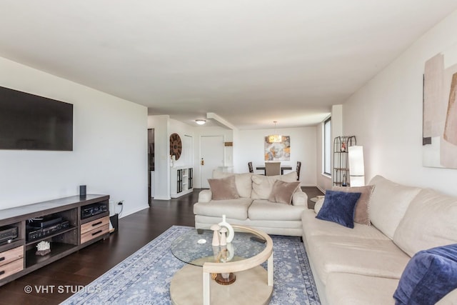 2000 Saint Regis Dr Unit 6F, Lombard, IL 60148 - living area with wood finished floors and baseboards