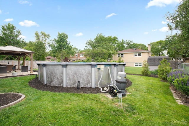 8S100 Washington St, Darien, IL 60561 - view of yard with a gazebo and a patio
