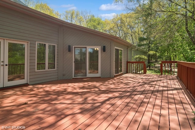 view of deck