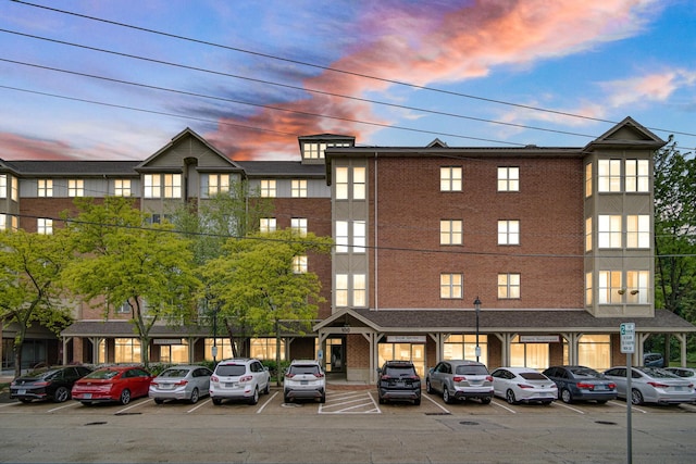 100 N Bokelman St Unit 430, Roselle, IL 60172 - view of property featuring uncovered parking