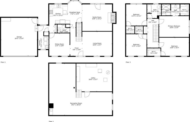1624 Mirror Lake Dr, Naperville, IL 60563 - property floor plan