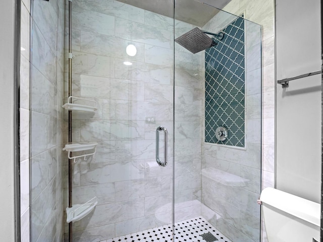 100 E Walton St Unit 18G, Chicago, IL 60611 - bathroom with toilet and a shower stall