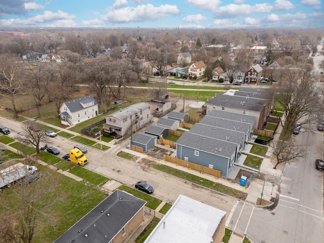 birds eye view of property featuring a residential view