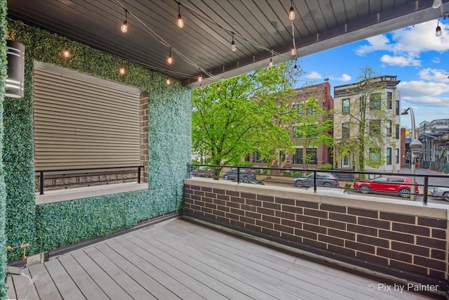 3414 N Seminary Ave Unit 1, Chicago, IL 60657 - view of wooden deck