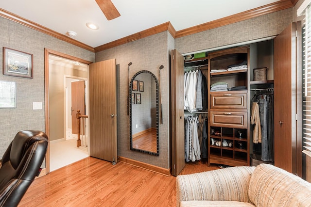 view of closet