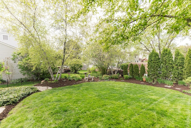 view of yard