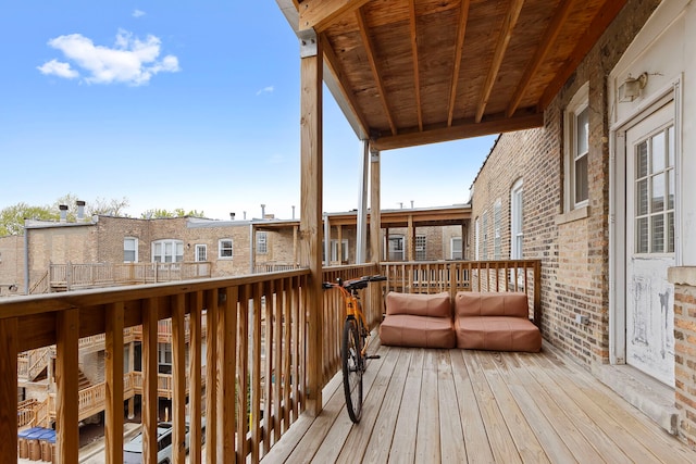 6452 N Glenwood Ave Unit 3, Chicago, IL 60626 - view of wooden deck