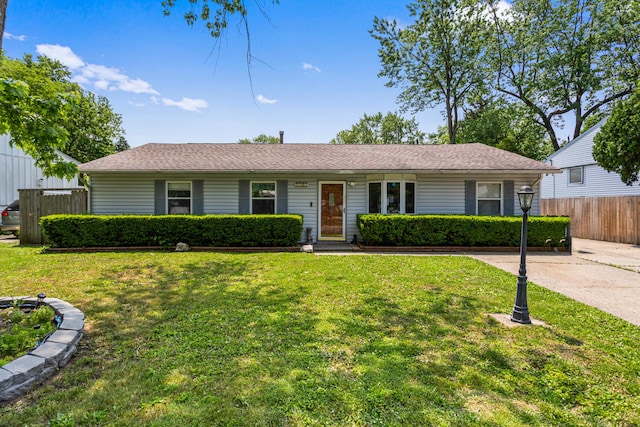 2503 Maplewood Dr, Champaign, IL 61821 - ranch-style house with a shingled roof