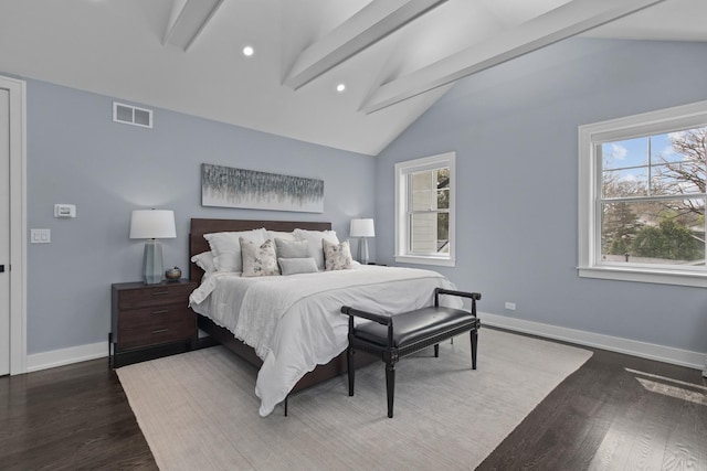 15 Reliance Ln, Lincolnshire, IL 60069 - bedroom with dark wood finished floors, baseboards, and recessed lighting
