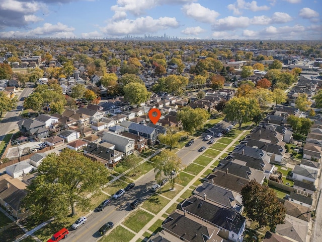 7732 W Sunset Dr, Elmwood Park, IL 60707 - aerial view featuring a residential view