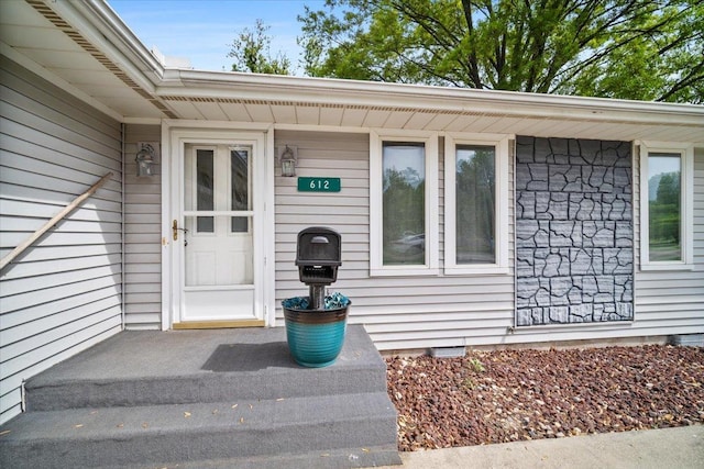 view of property entrance