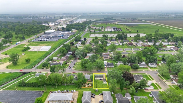 927 Lakeview Dr, Rochelle, IL 61068 - aerial overview of property's location featuring property boundaries highlighted