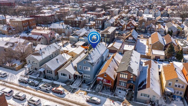 2862 S Keeley St, Chicago, IL 60608 - aerial view with a residential view