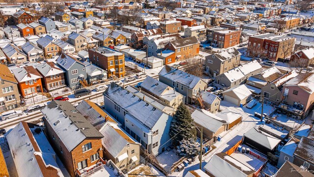 2862 S Keeley St, Chicago, IL 60608 - birds eye view of property with a residential view