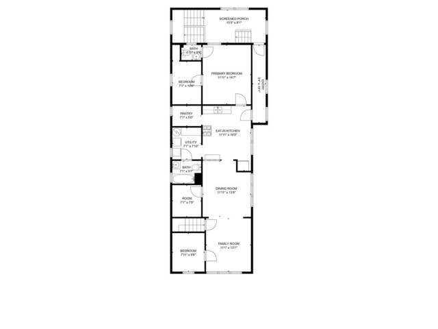 2862 S Keeley St, Chicago, IL 60608 - floor plan
