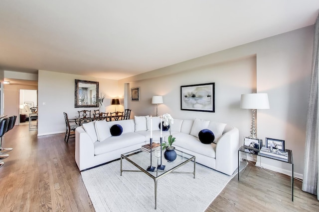 3180 N Lake Shore Dr Unit 4F, Chicago, IL 60657 - living area with wood finished floors and baseboards