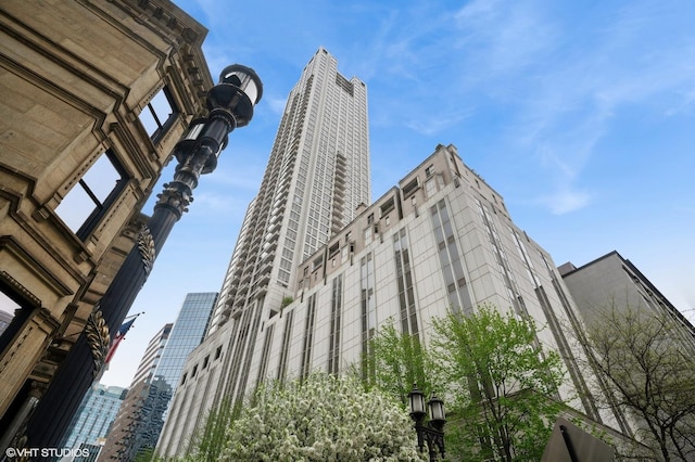 view of building exterior featuring a view of city