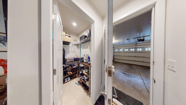 view of corridor