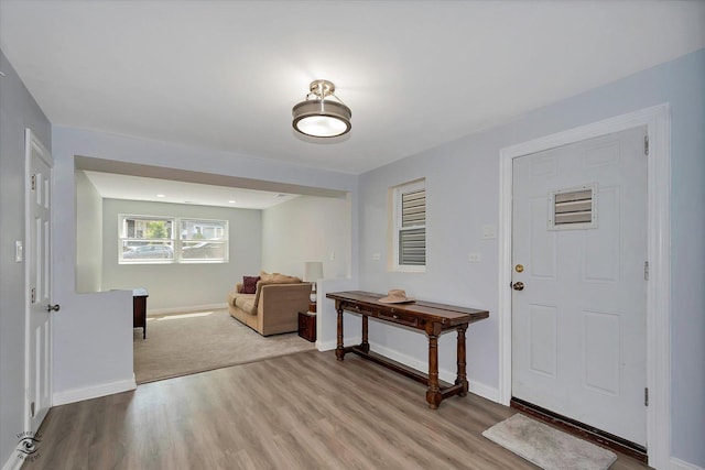3530 S Union Ave, Chicago, IL 60609 - foyer entrance with baseboards and wood finished floors