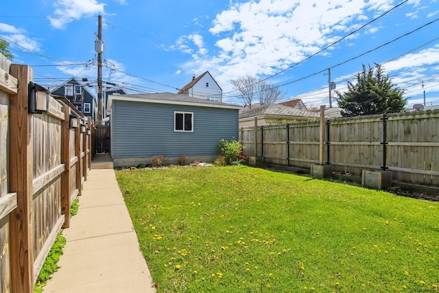 view of yard