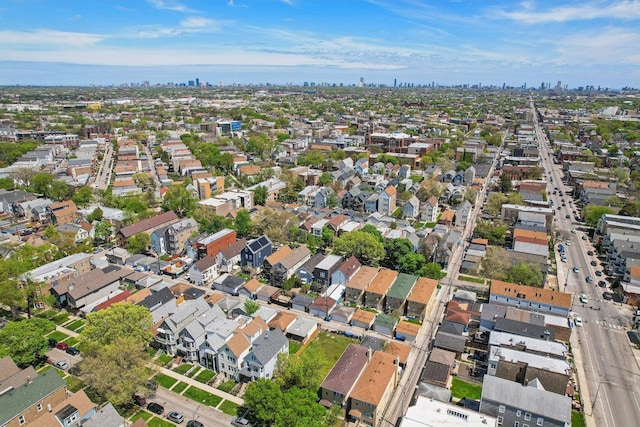 view of property location with nearby urban area