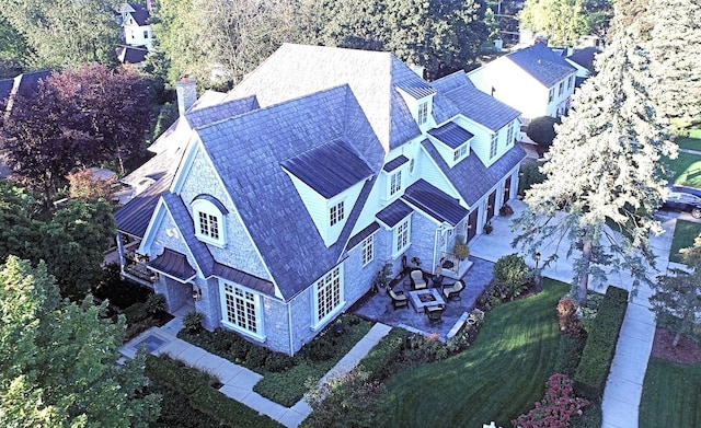 305 S Wright St, Naperville, IL 60540 - birds eye view of property
