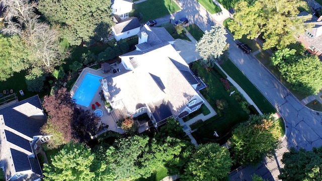 305 S Wright St, Naperville, IL 60540 - aerial view