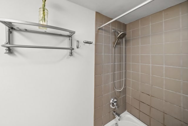 bathroom featuring tub / shower combination