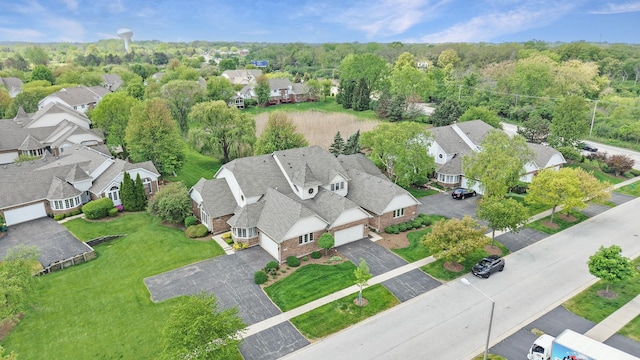 13860 Steeples Rd, Lemont, IL 60439 - aerial perspective of suburban area