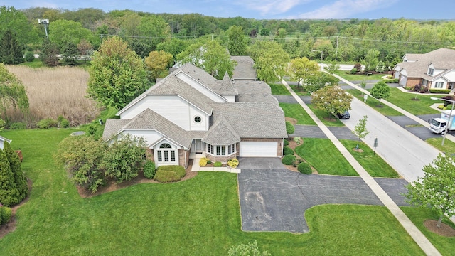 13860 Steeples Rd, Lemont, IL 60439 - view from above of property featuring a heavily wooded area