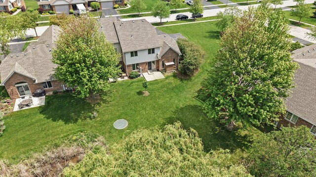 13860 Steeples Rd, Lemont, IL 60439 - aerial perspective of suburban area