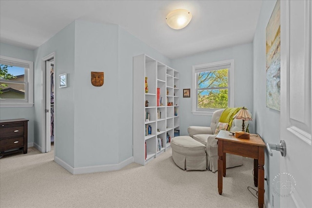 585 Apache Dr, Batavia, IL 60510 - sitting room featuring carpet and baseboards