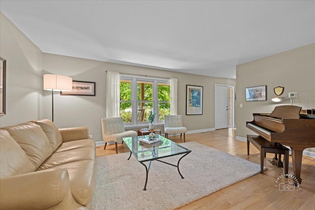 585 Apache Dr, Batavia, IL 60510 - living area featuring light wood-style flooring and baseboards