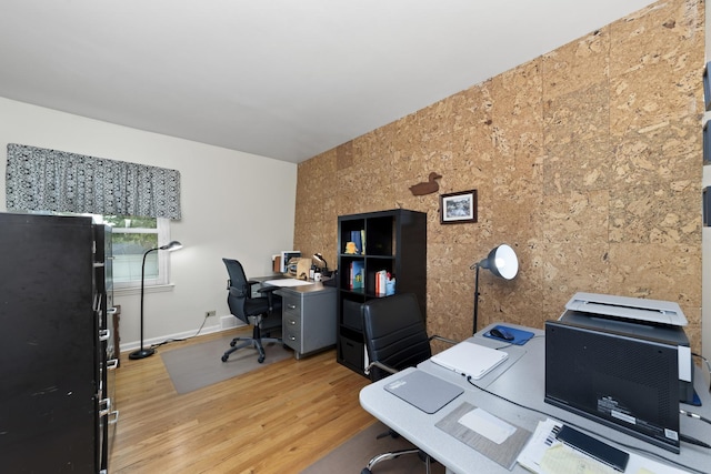 1557 Swallow St, Naperville, IL 60565 - home office with light wood-style floors and baseboards