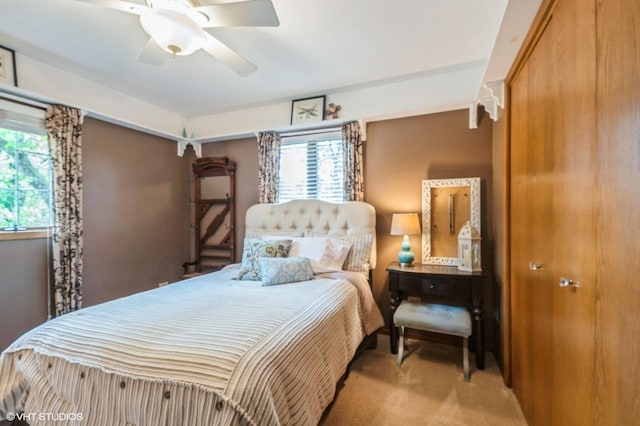 18038 Whitman Ln, Lansing, IL 60438 - carpeted bedroom featuring multiple windows and a ceiling fan