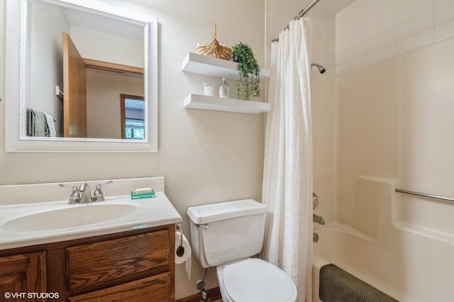 18038 Whitman Ln, Lansing, IL 60438 - bathroom featuring vanity and shower / bath combo