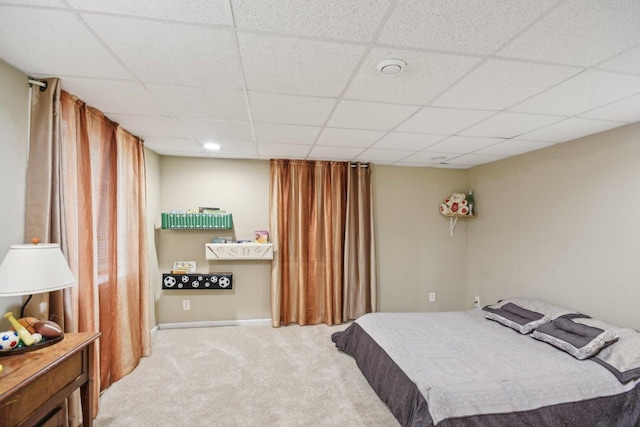 10409 Evendale Dr, Huntley, IL 60142 - carpeted bedroom with a drop ceiling