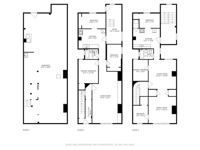 1751 W 21st Pl, Chicago, IL 60608 - room layout