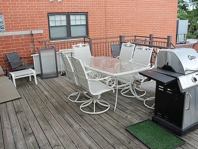 1623 N Halsted St, Chicago, IL 60614 - deck featuring outdoor dining space and grilling area