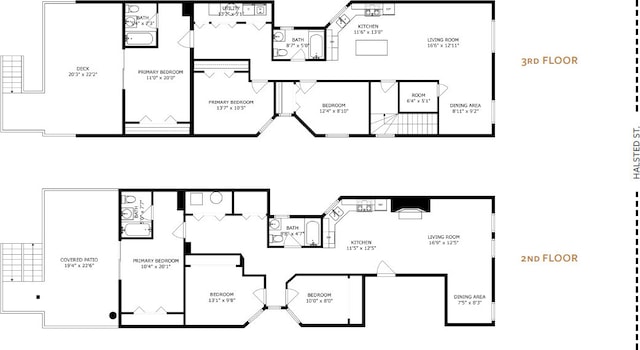1623 N Halsted St, Chicago, IL 60614 - home floor plan