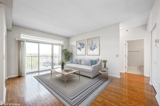 3115 Town Square Dr Unit 303, Rolling Meadows, IL 60008 - living room with wood finished floors and baseboards