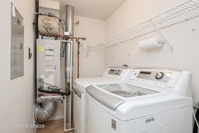 3115 Town Square Dr Unit 303, Rolling Meadows, IL 60008 - washroom with washer and dryer, electric panel, and baseboards