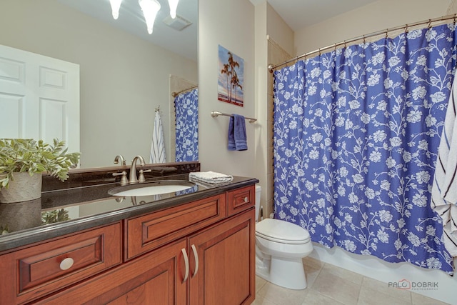 893 S Plum Grove Rd, Palatine, IL 60067 - full bath with toilet, tile patterned floors, and vanity