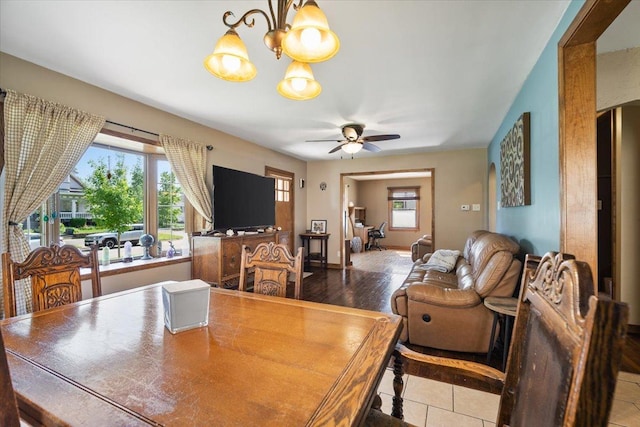 304 W Elm St, Fairbury, IL 61739 - dining room featuring a ceiling fan