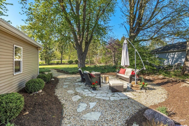 759 E Wilson St, Batavia, IL 60510 - view of yard with a patio and outdoor lounge area