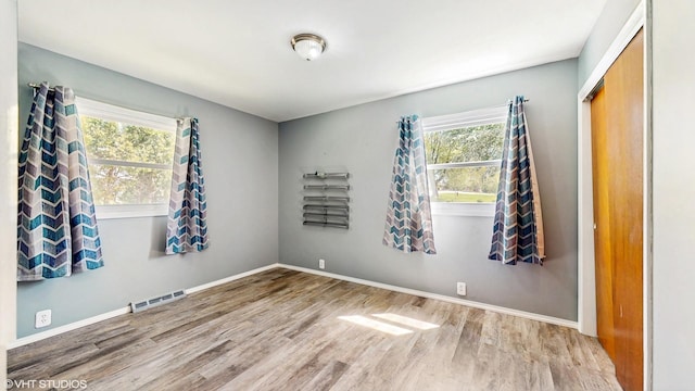 121 Northern Ter, Island Lake, IL 60042 - spare room with wood finished floors, healthy amount of natural light, and baseboards
