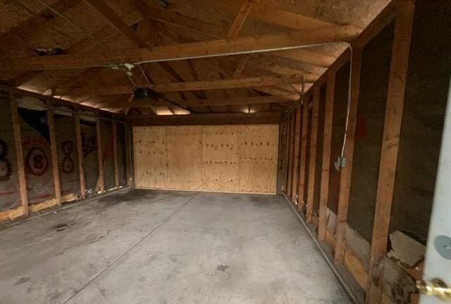 view of storage room