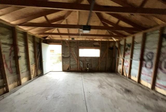 view of attic