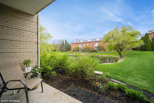 1220 Depot St Unit 112, Glenview, IL 60025 - view of yard with a water view