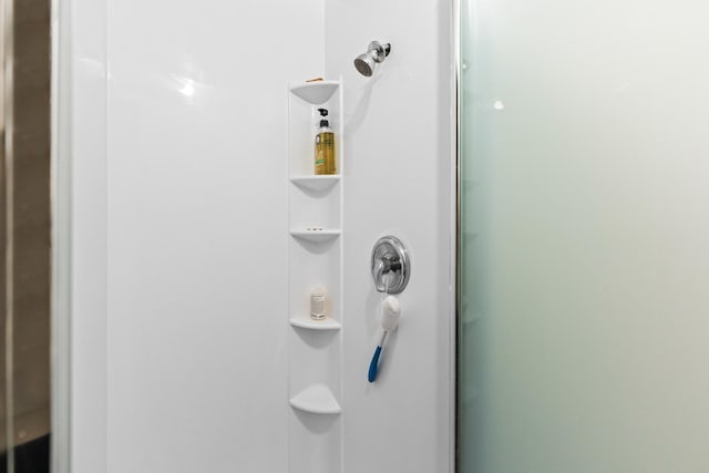 details with a shower